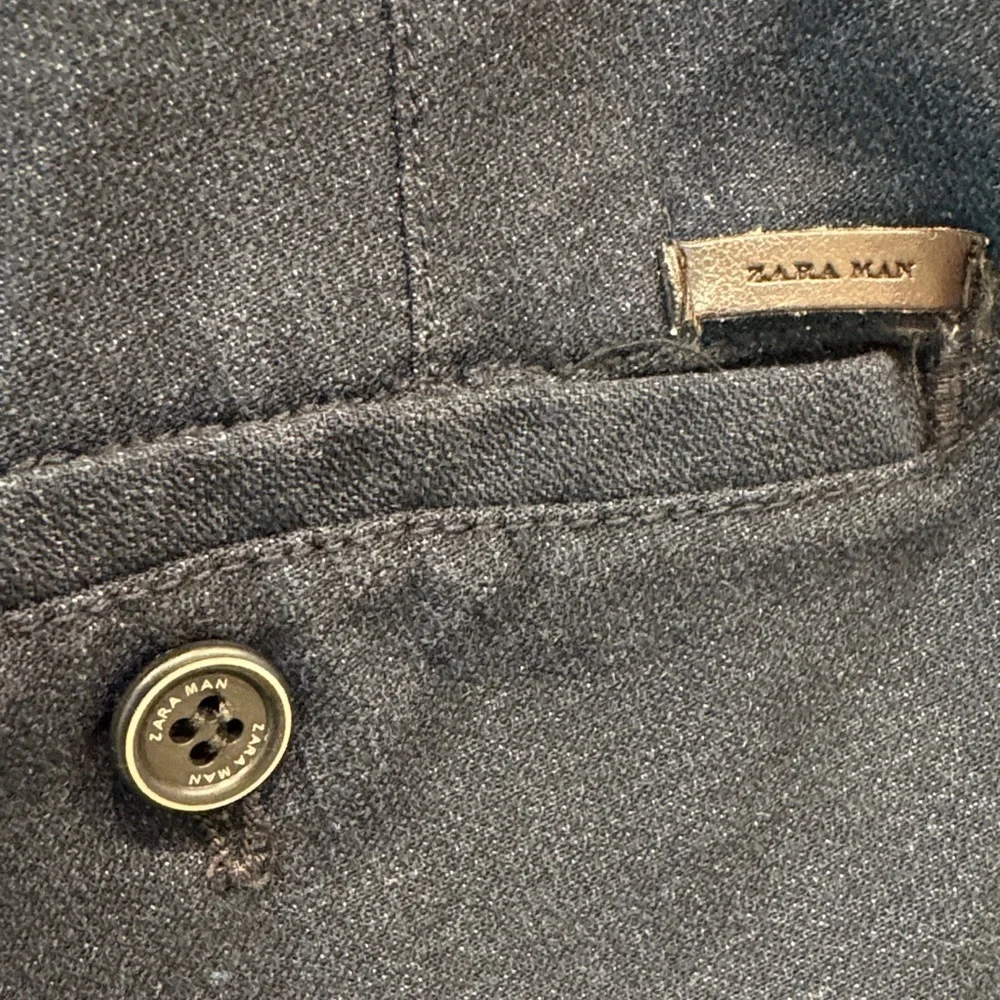 Zara Navy Chinos for Men